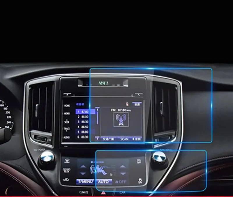 PQAIECXD Navigation Schutzfolie Kompatibel Mit Toyota Für Crown 2015 2016 2017 2018 Auto-GPS-Navigation, Displayschutzfolie Aus Gehärtetem Glas(7 inch) von PQAIECXD