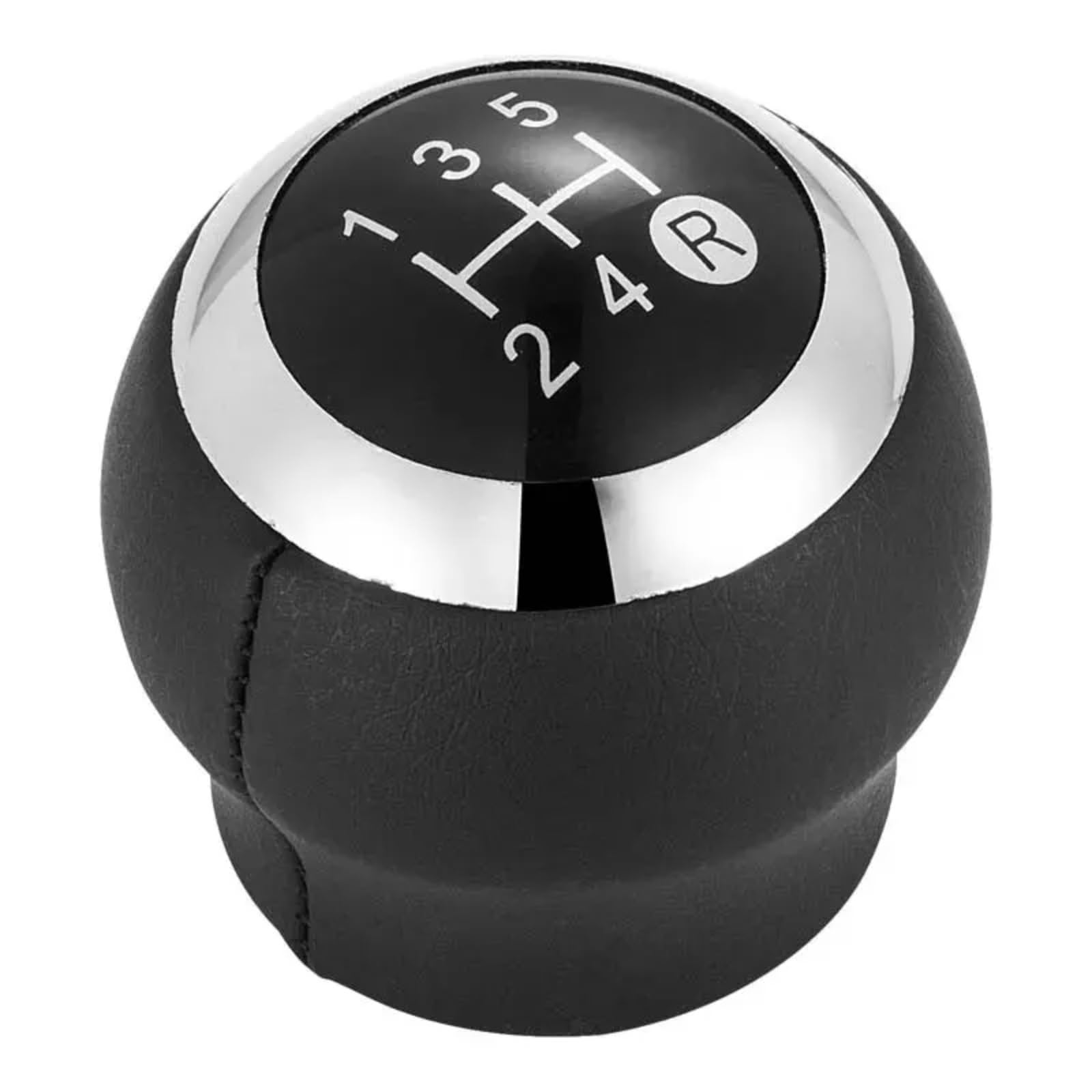 PQAIECXD Schaltknauf Kompatibel Mit Toyota Für Corolla 2007 2008 209 2010 2011 2012 2013 5/6 Für Geschwindigkeit Auto Schaltknauf Hebel Shifter Stick Handball(Black 5 Speed) von PQAIECXD