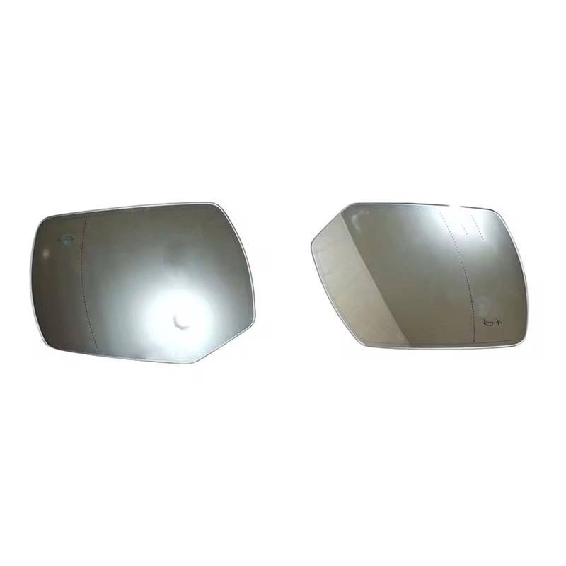 Flügelspiegelglas Kompatibel Mit Cadillac Für CT5 2020 CT60 2016 2017 2018 2019 2020 Autozubehör Rückfahrlinse Heizung Echte Blendschutz-Totwinkel-Assistent(1 pair) von PQAWSFR