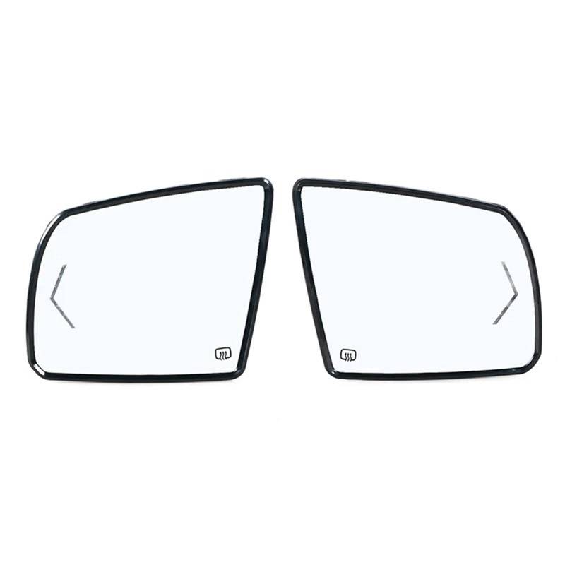 Flügelspiegelglas Kompatibel Mit Toyota Für Tundra 2007-2010 2011 2012 2013 2014 2015 2016 2017 2018 2019 2020 Auto Außen Rückspiegel Seite Spiegel Objektiv Glas Mit Beheizten(Left and Right) von PQAWSFR