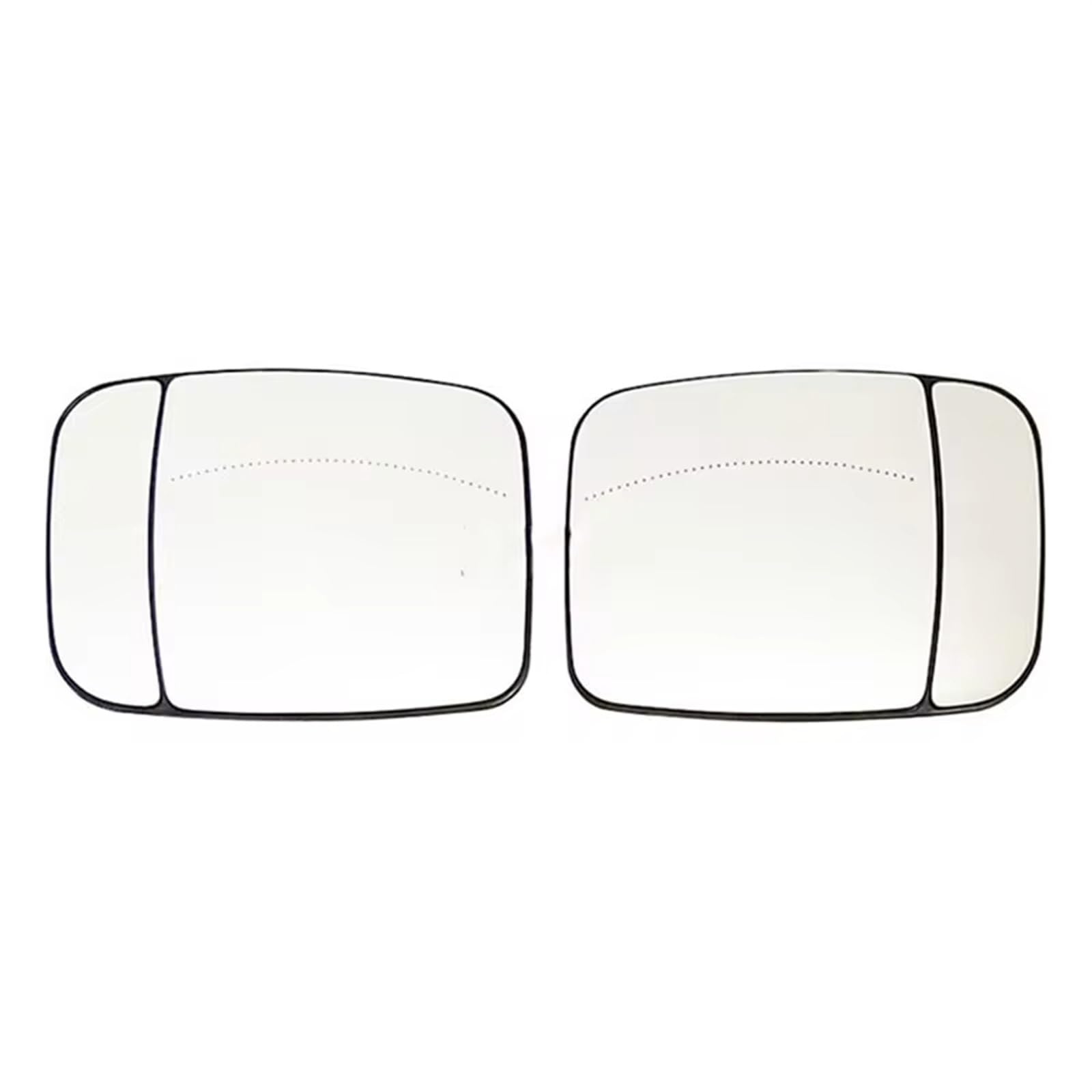 PQAWSFR Flügelspiegelglas Kompatibel Mit Nissan Für NV300 2016 2017 2018 2019 Objektiv Rückspiegel Spiegelglas 963666705R 963651588R(1 Pair) von PQAWSFR