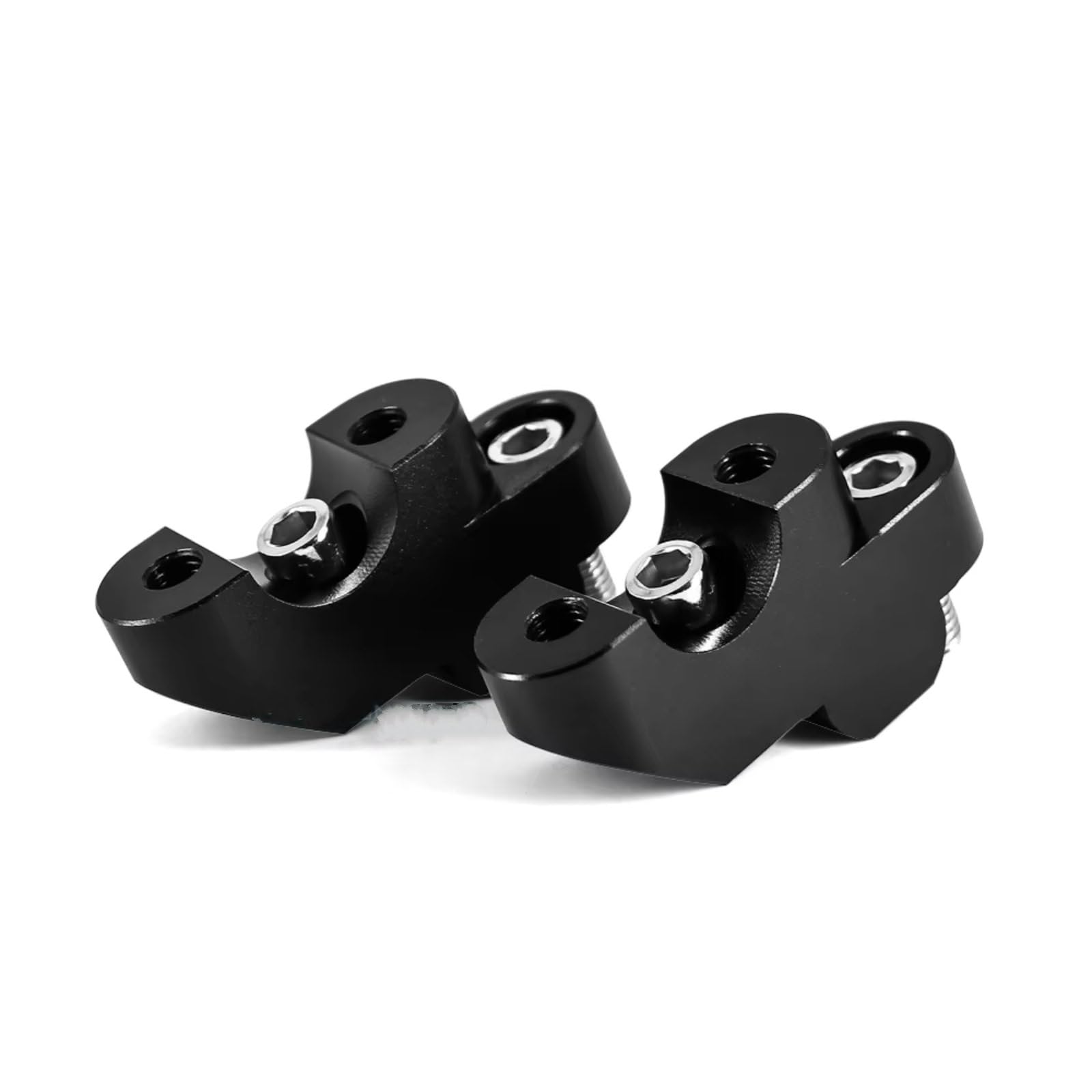 PQAWSFR Lenkererhöhungsklemme Für CB750 Für Hornet Motorrad Lenker Riser Griff Bar Clamp Verlängern Adapter Motorrad Riser Montieren Heben Lenker Klemmen Zubehör(Black) von PQAWSFR