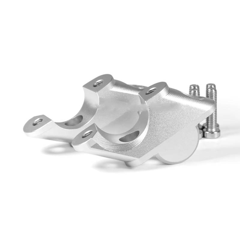 PQAWSFR Lenkererhöhungsklemme Für R1200R Für R1250R 2015- Motorrad Lenker Riser Drag Griff Bar Clamp Verlängern Adapter Motorrad Lenker Montieren Klemme Heber(Silver) von PQAWSFR