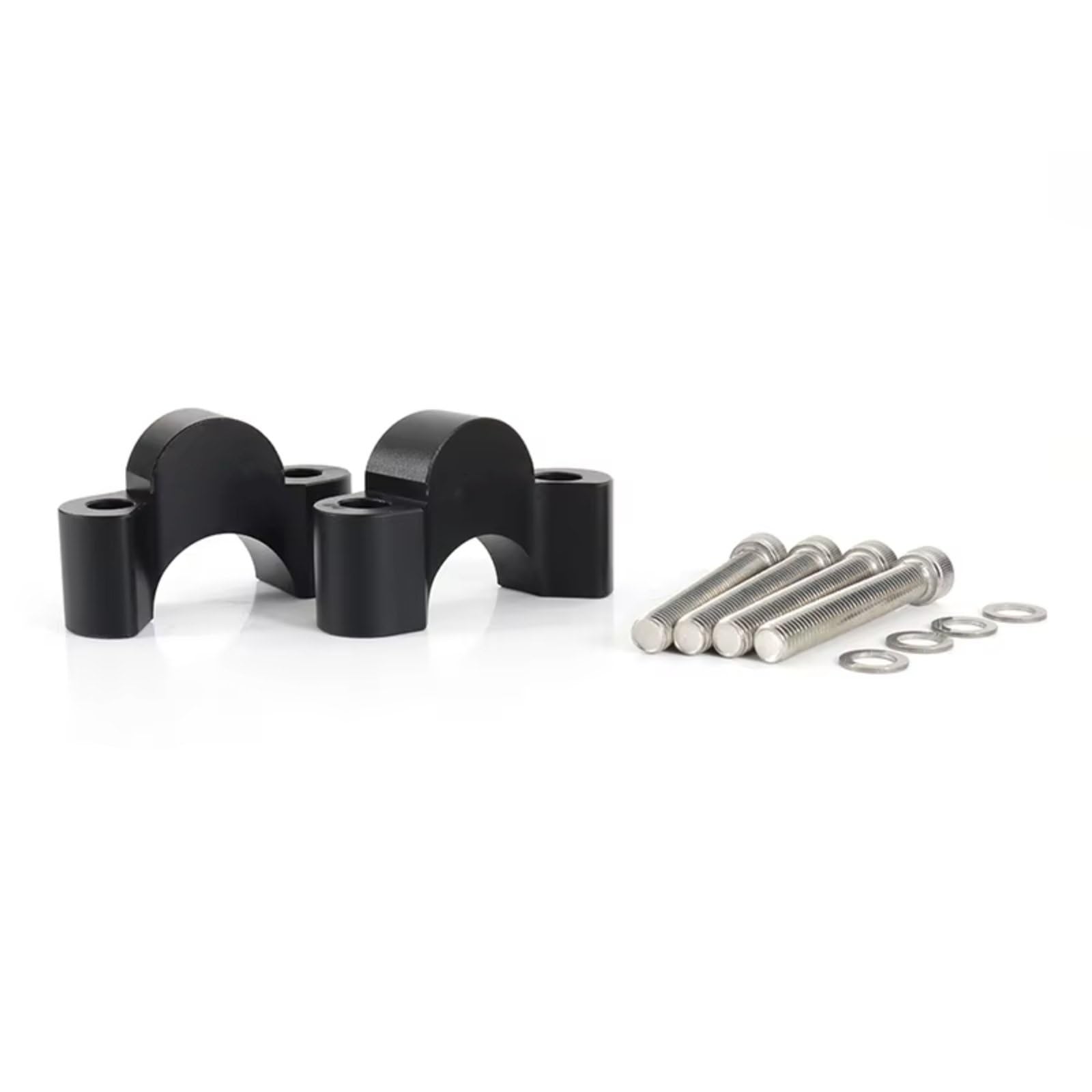 PQAWSFR Lenkererhöhungsklemme Für R1250RS LC 2015 2016 2017 2018 2019 2020 Motorrad Lenker Riser Clamp Montage Kit Lenker Riser Clamp Adapter Zubehör(Black) von PQAWSFR