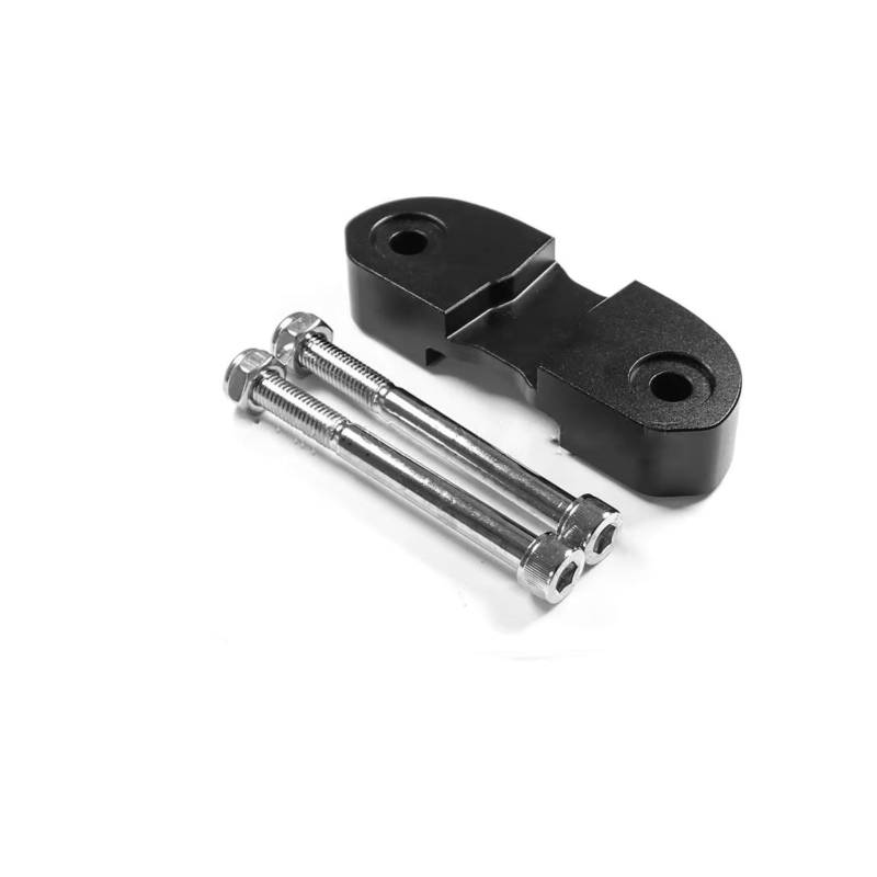 PQAWSFR Lenkererhöhungsklemme Kompatibel Mit Ducati Für Scrambler 400 800 1100 Motorradzubehör Lenker Riser Klemmen Motorrad Lenker Riser Adapter(Black) von PQAWSFR