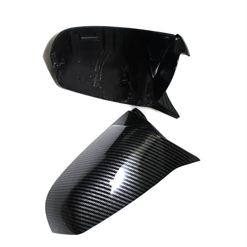 PQAWSFR RüCkspiegelkappe Kompatibel Mit Für 7er F01 F02 F03 F04 Active 2009 2010 2011 Carbonfaser-Look Auto-Styling M-Stil Ersatzspiegelabdeckung(Carbon Fiber) von PQAWSFR