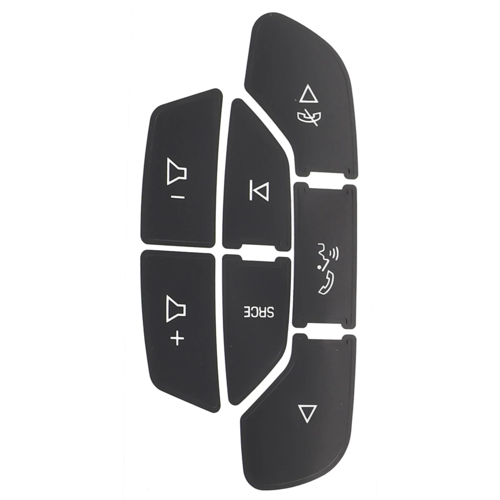 PQAWSFR Switch Knopf Aufkleber Kompatibel Mit Chevrolet Für Yukon 2007 2008 2009 2010 2011 2012 2013 2014 Knopfaufkleber-Reparaturset Control Dash-Knopfaufkleber von PQAWSFR