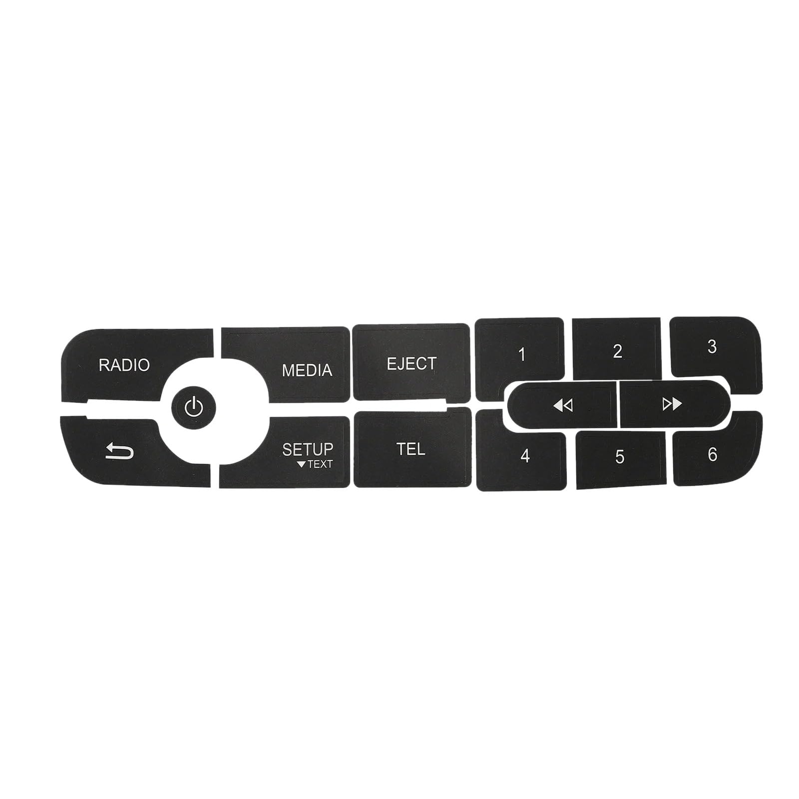 PQAWSFR Switch Knopf Aufkleber Kompatibel Mit Für Master Auto-Innenraumaufkleber Und -abziehbilder Bedienfeld-Tastenaufkleber Auto-Innendekorationsschalter-Etikettensatz von PQAWSFR