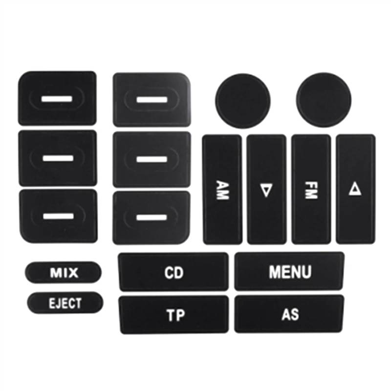 PQAWSFR Switch Knopf Aufkleber Kompatibel Mit VW Für Golf, Reparaturaufkleber Für Audiotasten, Multifunktionstastenaufkleber, Reparaturset Für Armaturenbretttasten, Autoinnenraumaufkleber von PQAWSFR