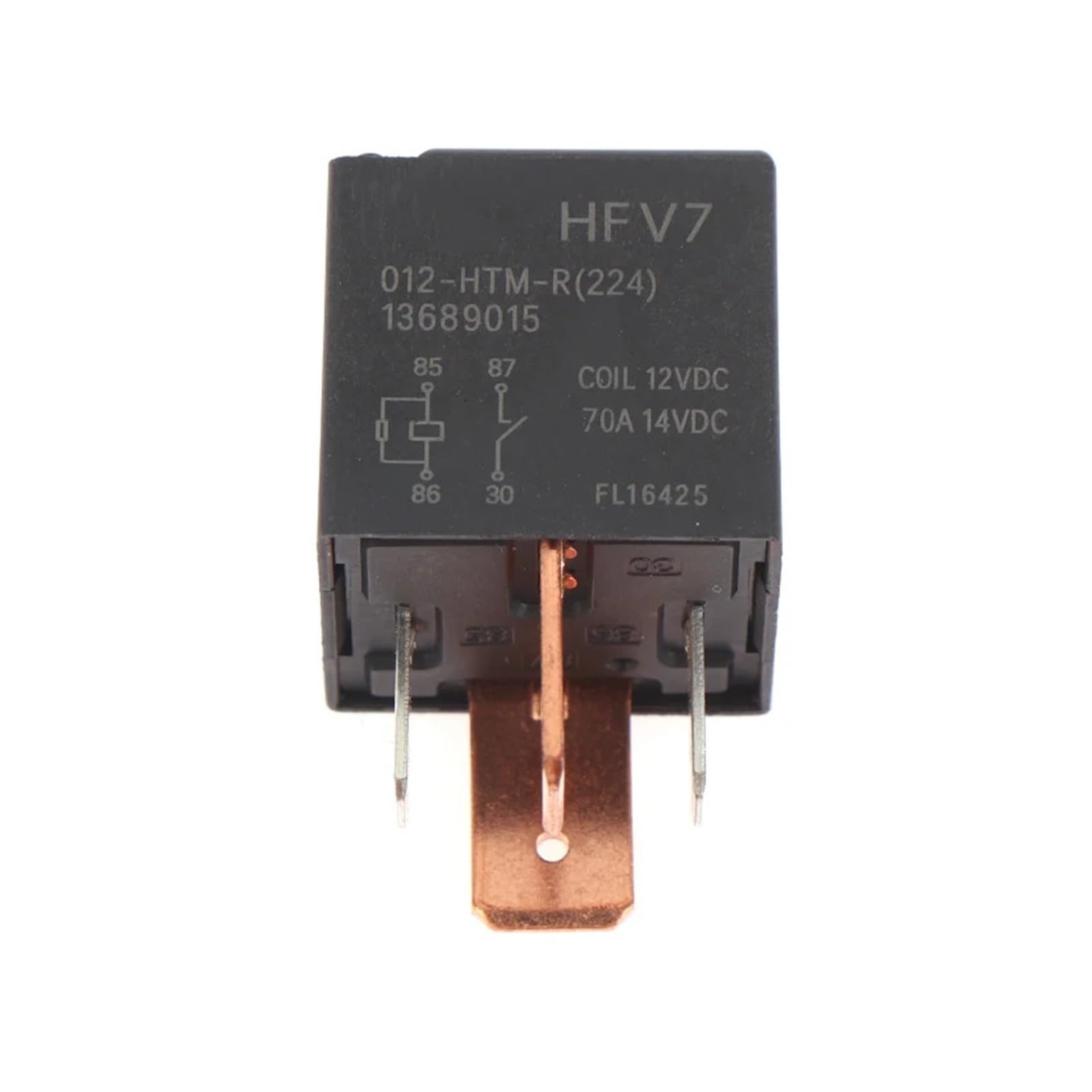 PQMIERA 1 PC 12V Relais HFV7 012-HTM-R 70A 12VDC 4Pins Auto Relais von PQMIERA