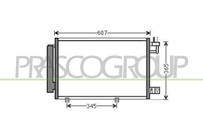 Prasco Kondensator, Klimaanlage [Hersteller-Nr. FD344C001] für Ford von PRASCO
