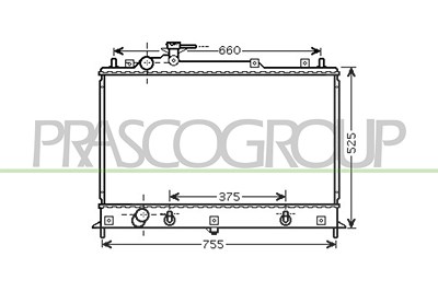 Prasco Kühler, Motorkühlung [Hersteller-Nr. MZ802R001] für Mazda von PRASCO