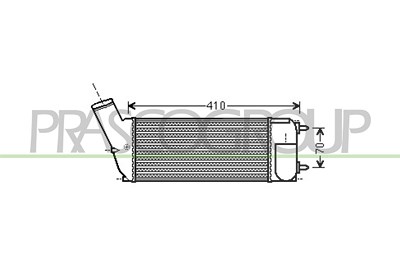 Prasco Ladeluftkühler [Hersteller-Nr. CI428N001] für Citroën, Peugeot von PRASCO