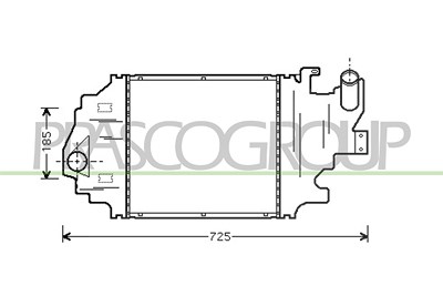 Prasco Ladeluftkühler [Hersteller-Nr. RN322N001] für Renault von PRASCO