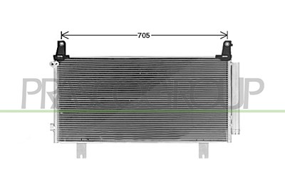 Prasco Kondensator, Klimaanlage [Hersteller-Nr. HD834C001] für Honda von PRASCO