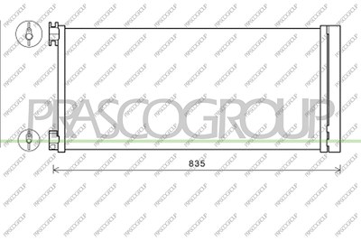 Prasco Kondensator, Klimaanlage [Hersteller-Nr. RN938C001] für Fiat, Nissan, Opel, Renault von PRASCO