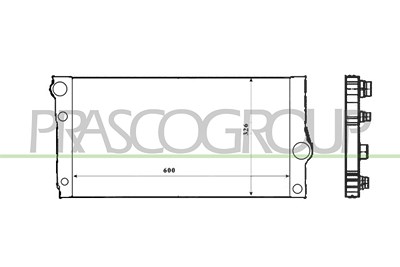 Prasco Kühler, Motorkühlung [Hersteller-Nr. BM048R005] für BMW von PRASCO