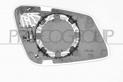 Prasco Spiegelglas, Außenspiegel [Hersteller-Nr. BM0287514] für BMW von PRASCO