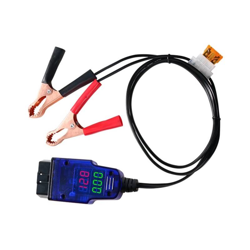 PRATYAHARA Notstromversorgung Batterieclip ECU Memory Saver für OBD2 12V Power-Off Memory Saver ABS Ersatzhelfer von PRATYAHARA