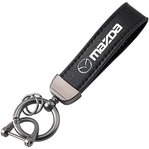 Auto Schlüsselanhänger, für Mazda CX5 CX3 6 3 5 2 323 CX7 CX9 Emblem Abzeichen schlüsselbund Schlüsselring Ersetzen Zubehör Schlüsselband,B-A von PRENI