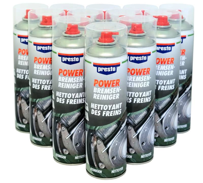 PRESTO_bundle 24x Presto Power Bremsenreiniger Spraydose 500ml 315541 von KONGZEE