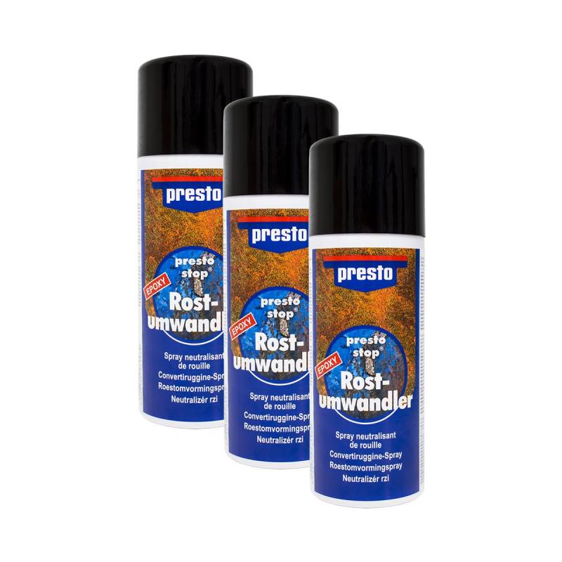 Presto 3X 289989 ROSTUMWANDLER GRUNDIERUNG Spray EPOXYDHARZ 400 ml von Presto