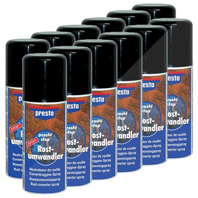 Presto 12x 150ml Stop Rostumwandlerspray [Hersteller-Nr. 232992] von PRESTO