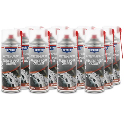 Presto 12x 400ml Kettenspray [Hersteller-Nr. 306390] von PRESTO