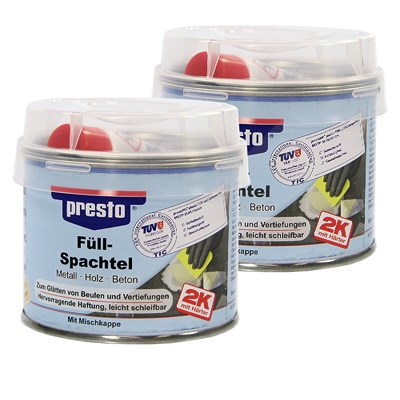 Presto 2x 250gr Füllspachtel [Hersteller-Nr. 600054] von PRESTO