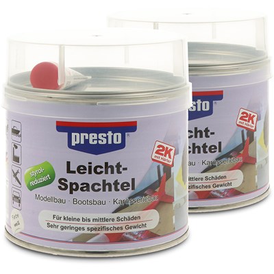 Presto 2x 420g Leichtspachtel [Hersteller-Nr. 601457] von PRESTO