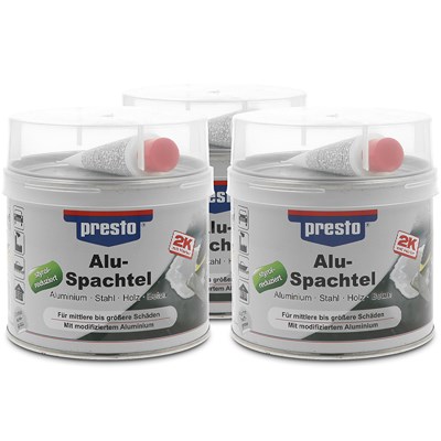 Presto 3x 1kg Alu-Spachtel [Hersteller-Nr. 600375] von PRESTO