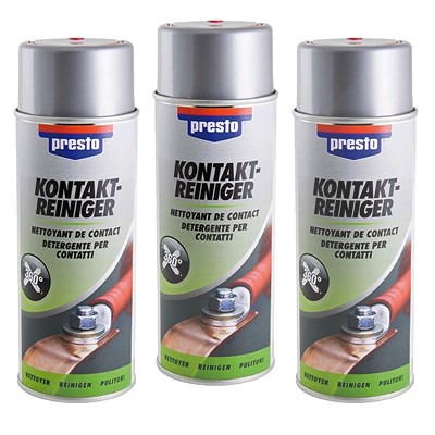 Presto 3x 400ml Kontaktreiniger [Hersteller-Nr. 306192] von PRESTO