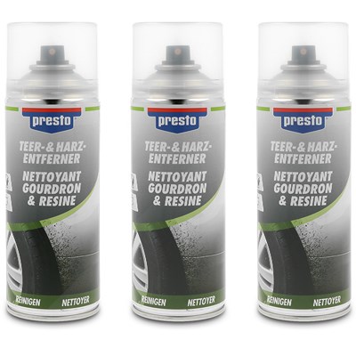 Presto 3x 400ml Teer- und Harz-Entferner [Hersteller-Nr. 306215] von PRESTO