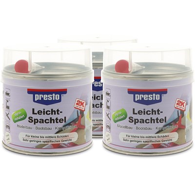 Presto 3x 420g Leichtspachtel [Hersteller-Nr. 601457] von PRESTO