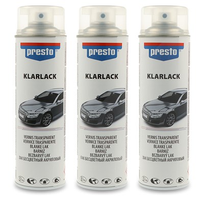 Presto 3x 500 ml Klarlack glänzend [Hersteller-Nr. 428979] von PRESTO