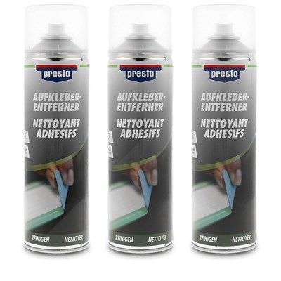 Presto 3x 500ml Aufkleber-Entferner [Hersteller-Nr. 365638] von PRESTO