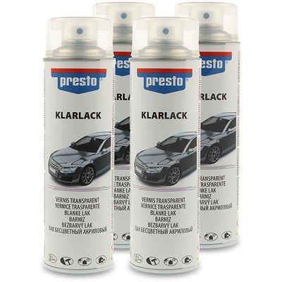 Presto 4x 500 ml Klarlack glänzend [Hersteller-Nr. 428979] von PRESTO