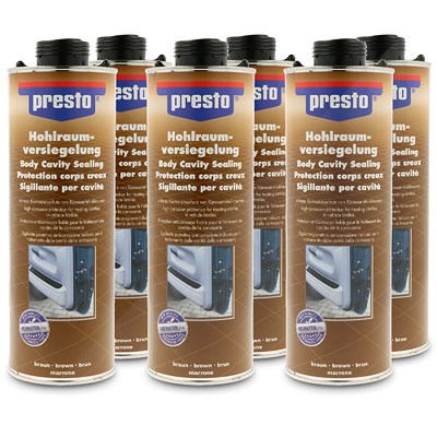 Presto 6x 1 Liter Hohlraumversiegelung [Hersteller-Nr. 603277] von PRESTO