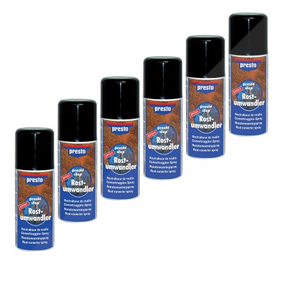 Presto 6x 150ml Stop Rostumwandlerspray [Hersteller-Nr. 232992] von PRESTO