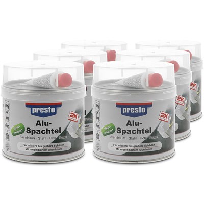 Presto 6x 1kg Alu-Spachtel [Hersteller-Nr. 600375] von PRESTO