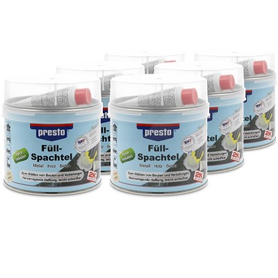 Presto 6x 1kg Füllspachtel [Hersteller-Nr. 600115] von PRESTO