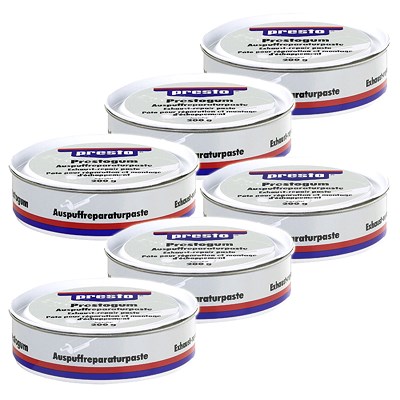 Presto 6x 200g Auspuff-Reparaturpaste [Hersteller-Nr. 603147] von PRESTO