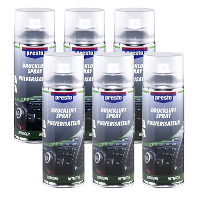 Presto 6x 400ml Druckluftspray [Hersteller-Nr. 258312] von PRESTO