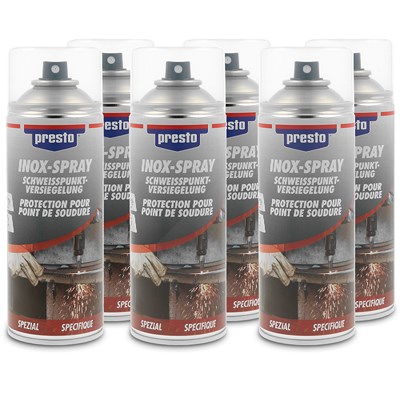 Presto 6x 400ml Inox-Spray [Hersteller-Nr. 322532] von PRESTO