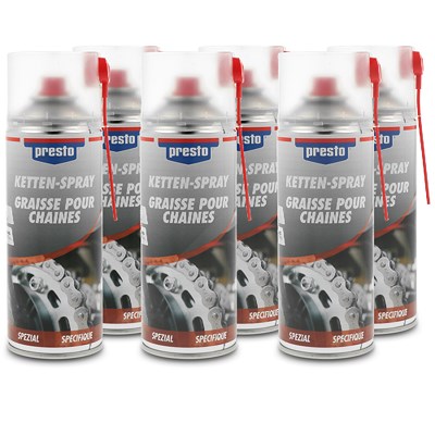 Presto 6x 400ml Kettenspray [Hersteller-Nr. 306390] von PRESTO