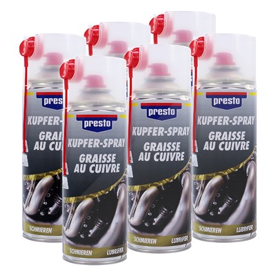 Presto 6x 400ml Kupfer-Spray [Hersteller-Nr. 306383] von PRESTO