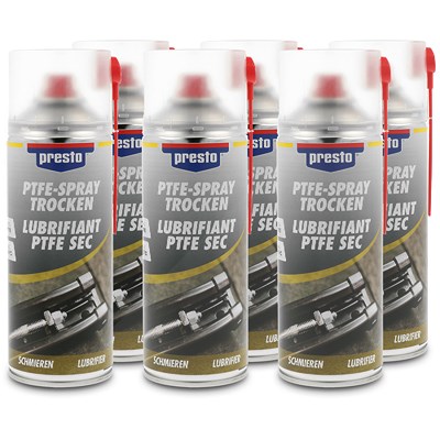 Presto 6x 400ml PTFE-Spray trocken [Hersteller-Nr. 279911] von PRESTO