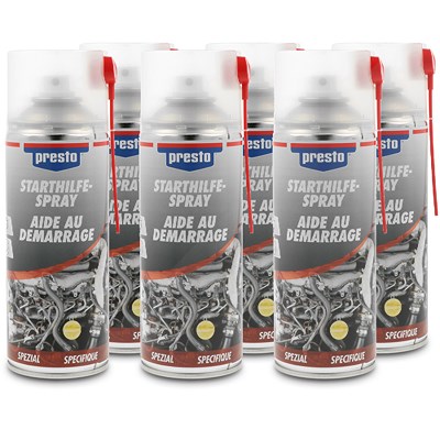 Presto 6x 400ml Starthilfe-Spray [Hersteller-Nr. 306413] von PRESTO