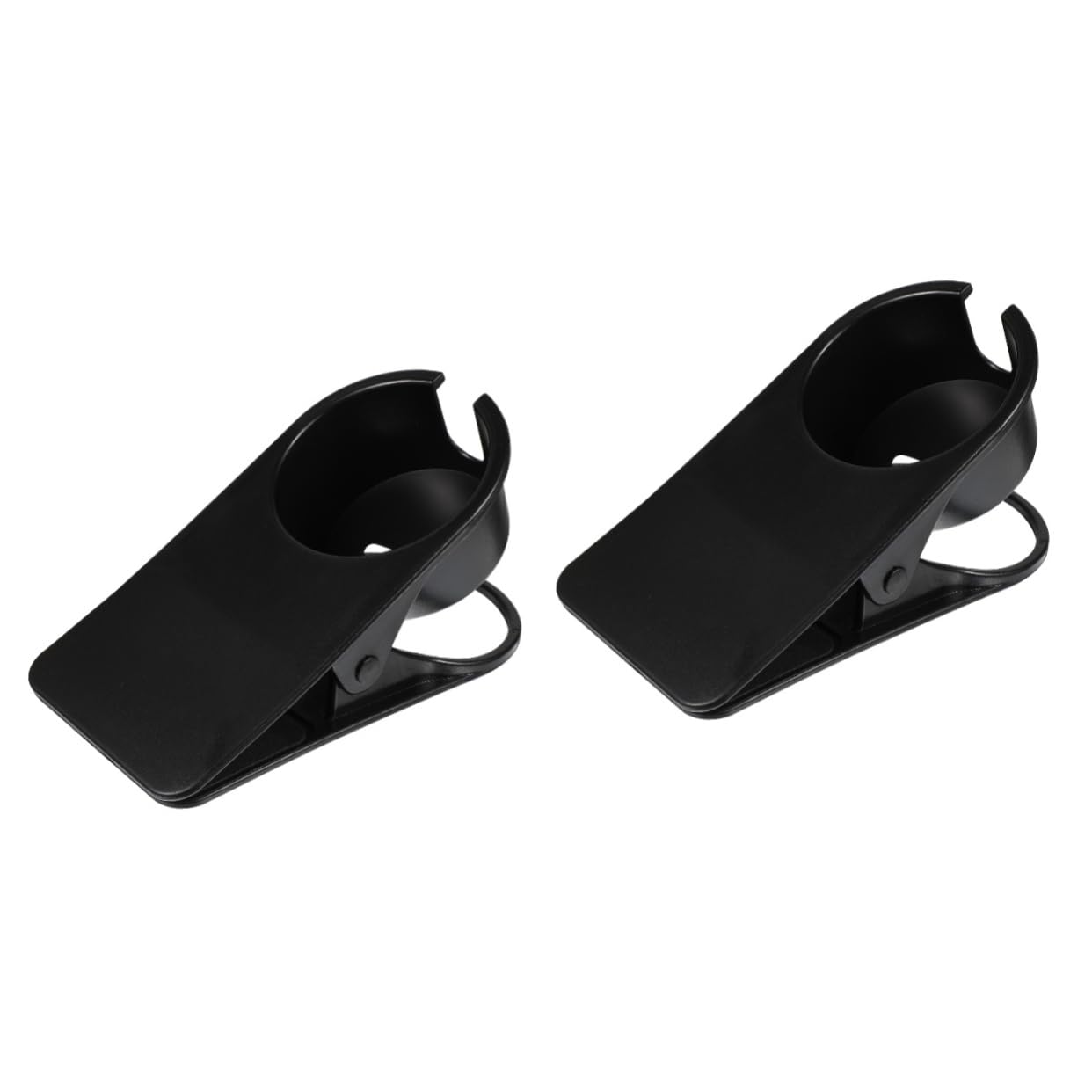 PRETYZOOM 2 STK Tisch Getränkehalter Tasse Flaschenclip An Der Schreibtischseite Getränkehalter Anclipsen Becherhalter Für Den Schreibtisch Tischbecherhalter Becherfixierer Black Abs von PRETYZOOM