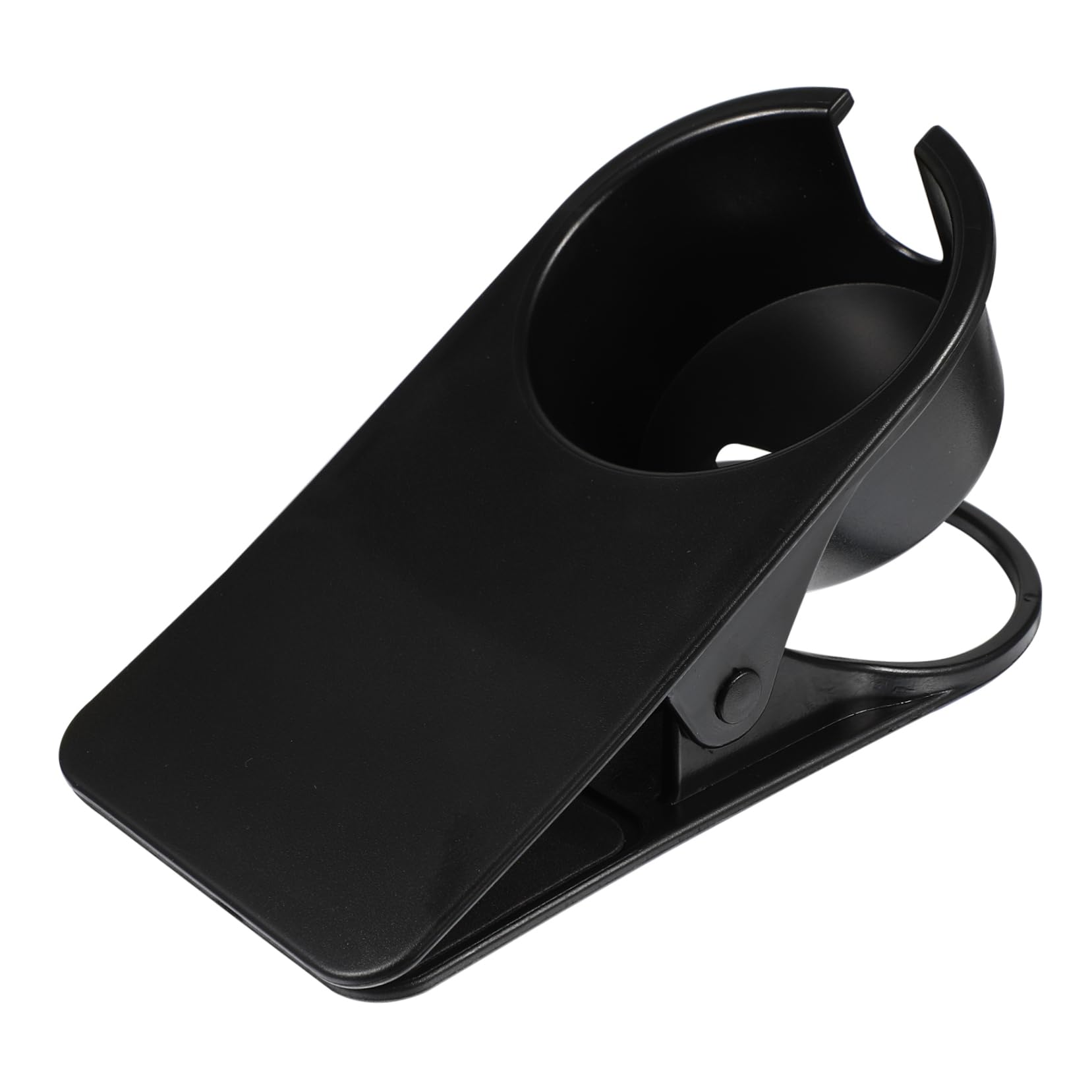 PRETYZOOM 4 Stück Tisch Getränkehalter schreintischorganizer Schreibtisch Organiser Tischseite Halterung für Kaffeebecher Becherfixierer Tischbefestigungsclip für Teetassen Abs Black von PRETYZOOM